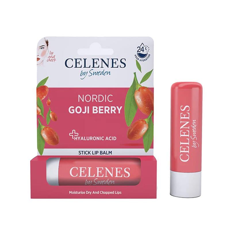 Celenes Nordic Goji Berry Stick Lip Balm Lip & Cheek 4,8 gr