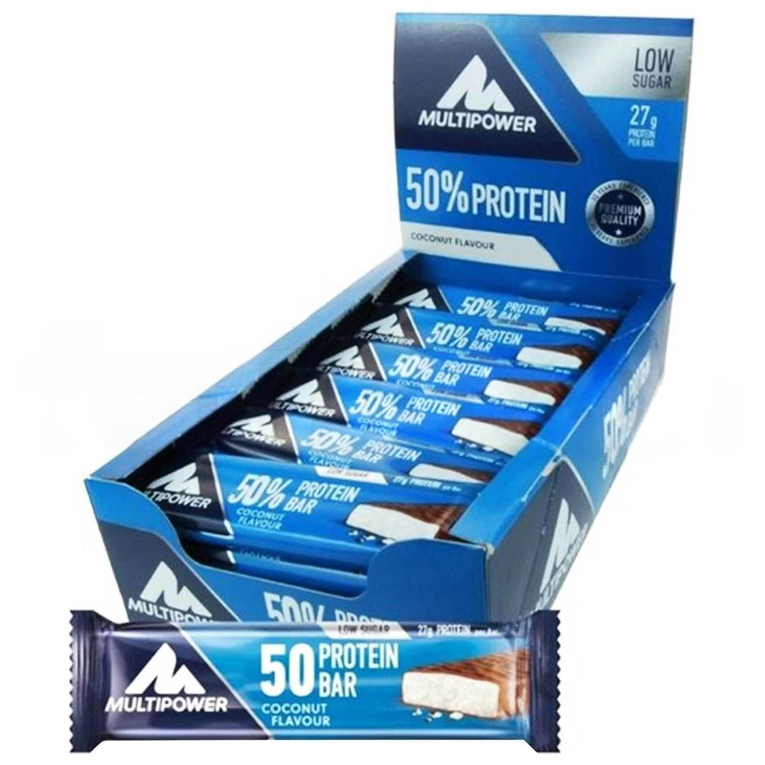 Multipower %50 Protein Bar Hindistan Cevizi 50 gr - 20 Adet