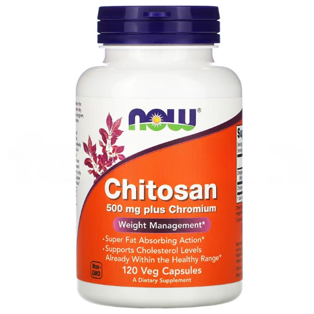 Now Foods Chitosan Plus Chromium 500 mg 120 Veg Capsules - İthal