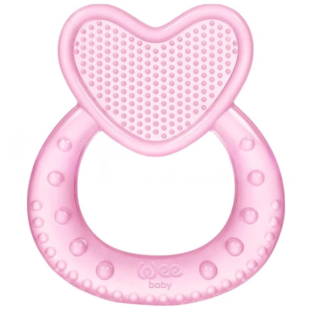 Wee Baby Kalpli Silikon Diş Kaşıyıcı - Pembe
