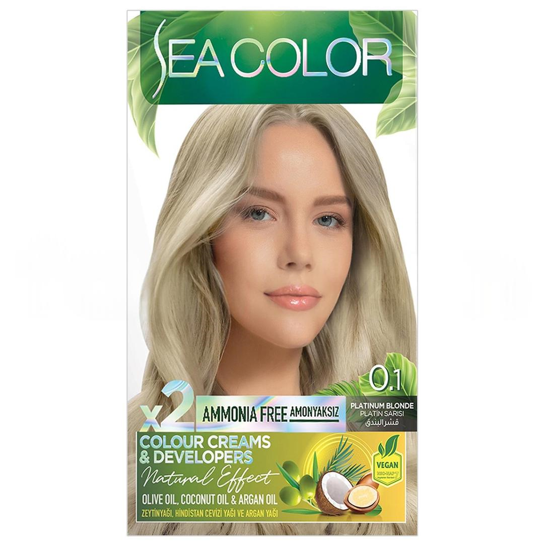 Sea Color Saç Boyası Natural Kit Platin Sarısı 0.1