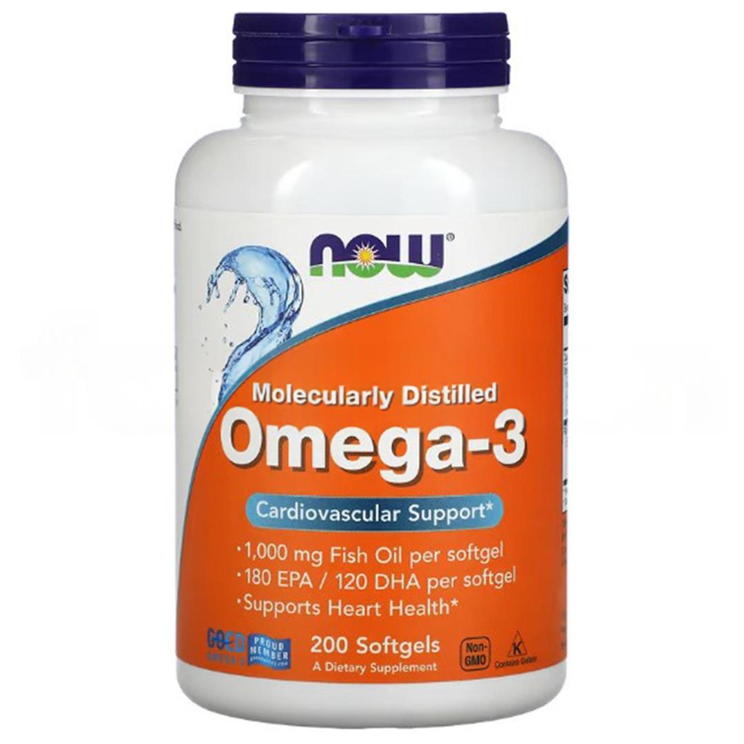 Now Foods Omega-3 180 EPA 120 DHA 200 Softgels - İthal