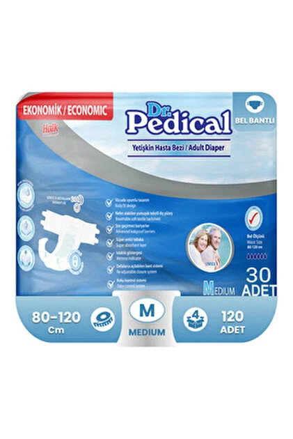 Dr.Pedical L Beden 30 Adet Hasta Bezi