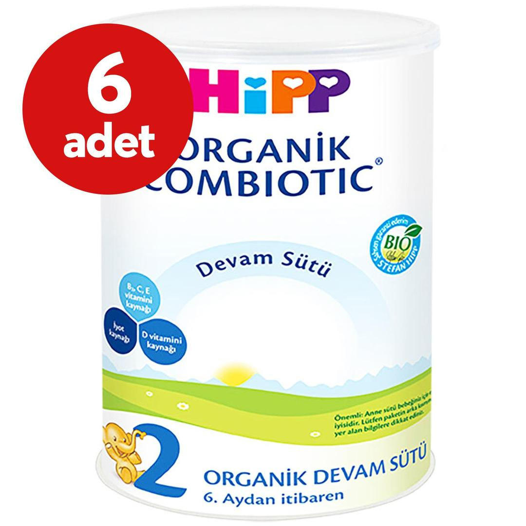 Hipp 2 Organik Combiotic Bebek Sütü 350 gr 6 Adet