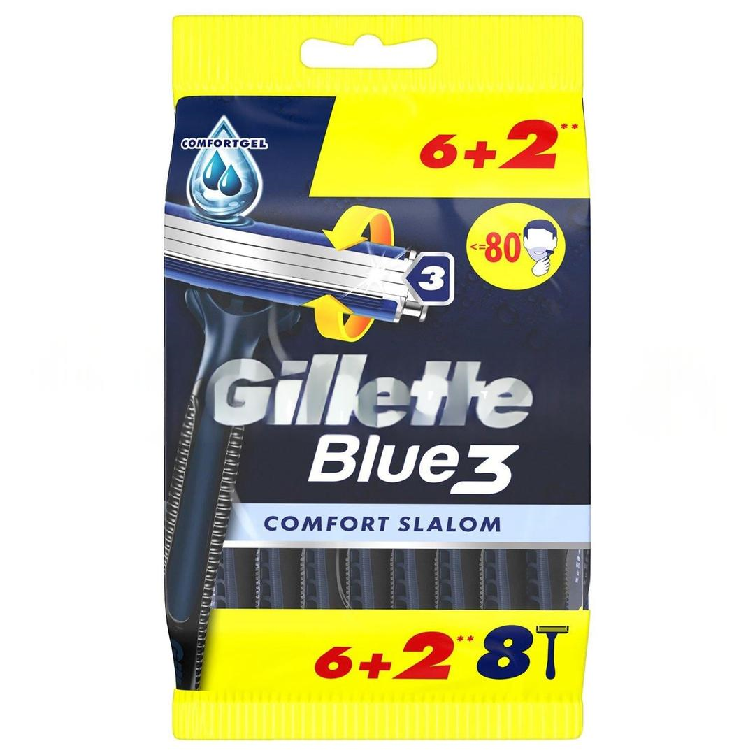 Gillette Blue-3 Comfort Slalom Kullan At Tıraş Bıçağı 8'li