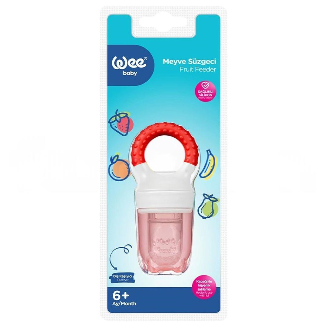 Wee Baby 207 Meyve Süzgeci - Kırmızı Beyaz
