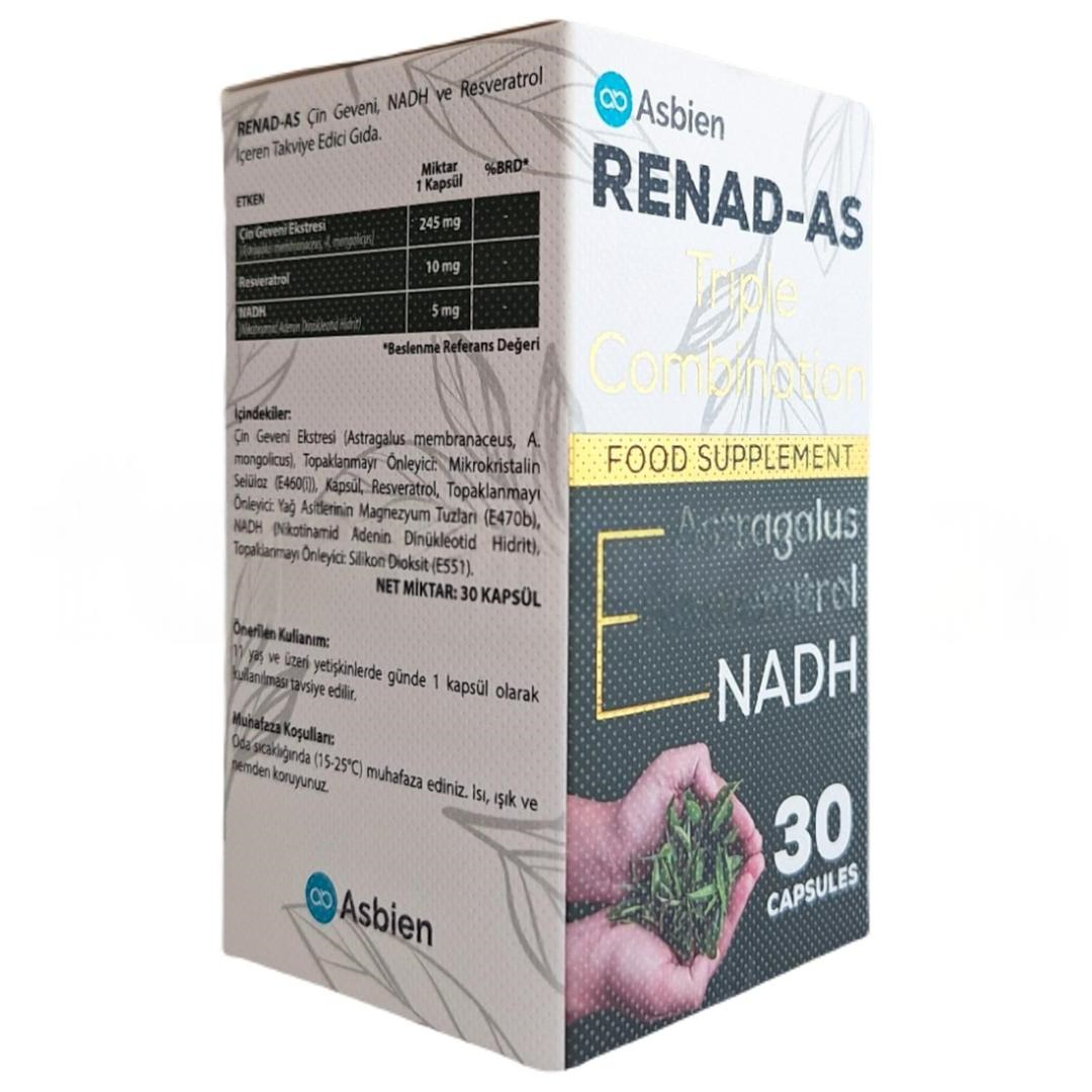 Renad-As Nadh Çin Geveni Resveratol 30 Kapsül