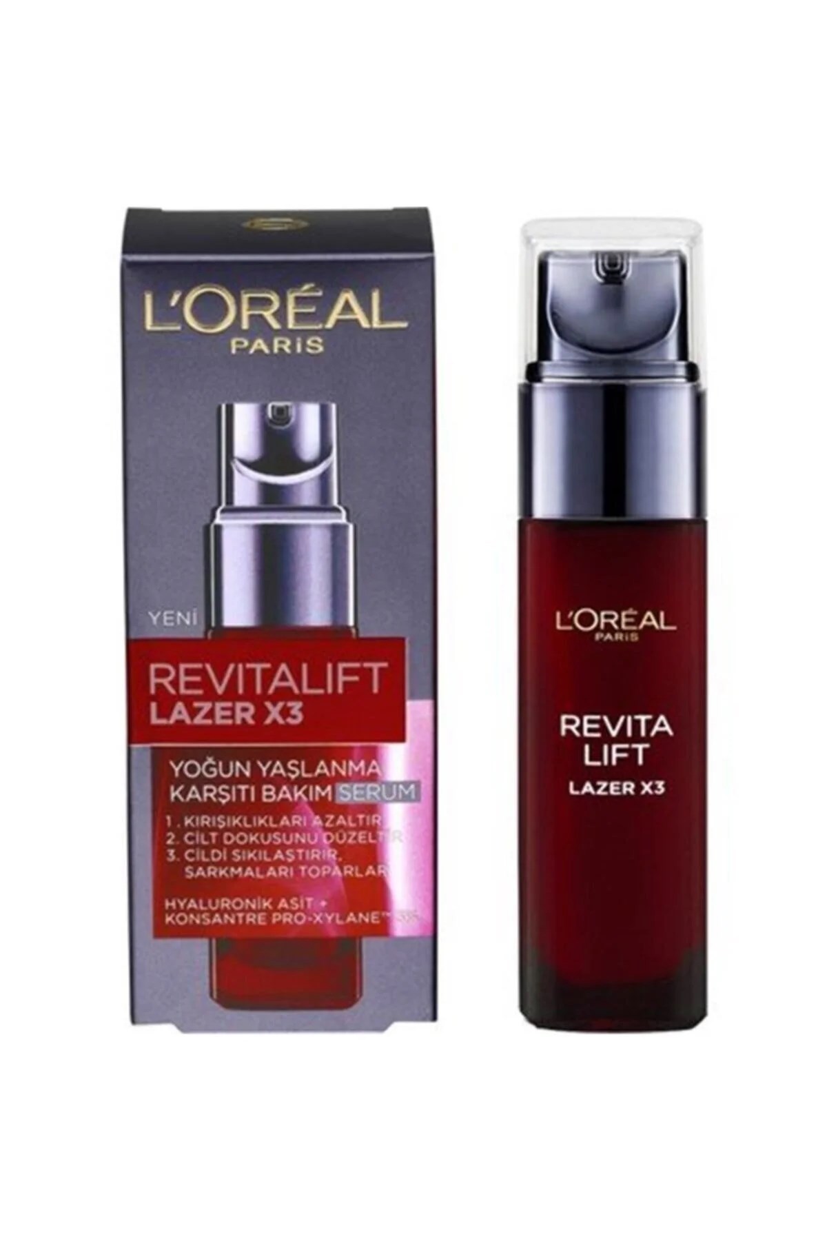 Loreal Paris Revitalift Lazer X3 Yoğun 30 ML Yaşlanma Karşıtı Serum