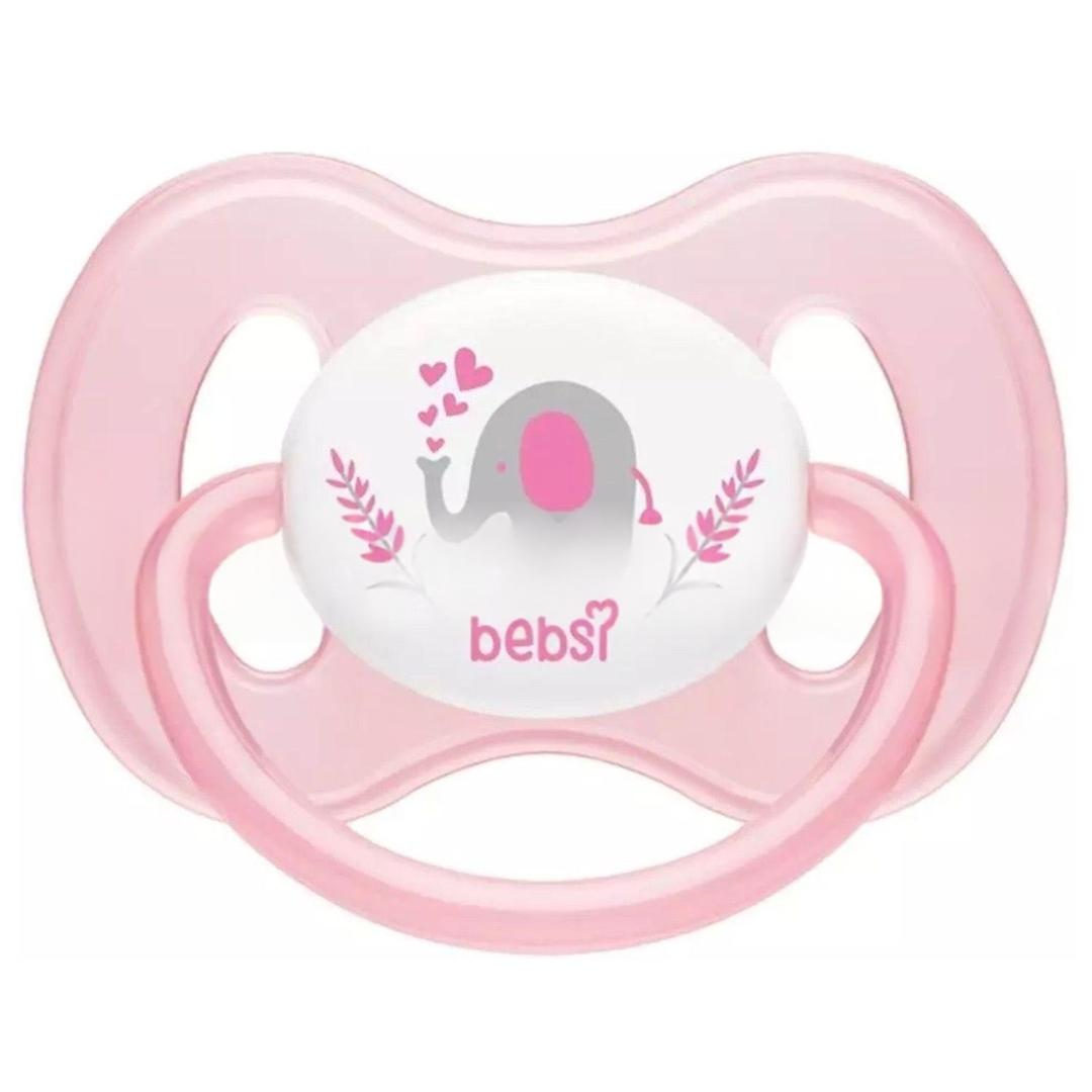 Bebsi Emzik Ortodontik Damaklı Kelebek No: 1 2'li - Kız