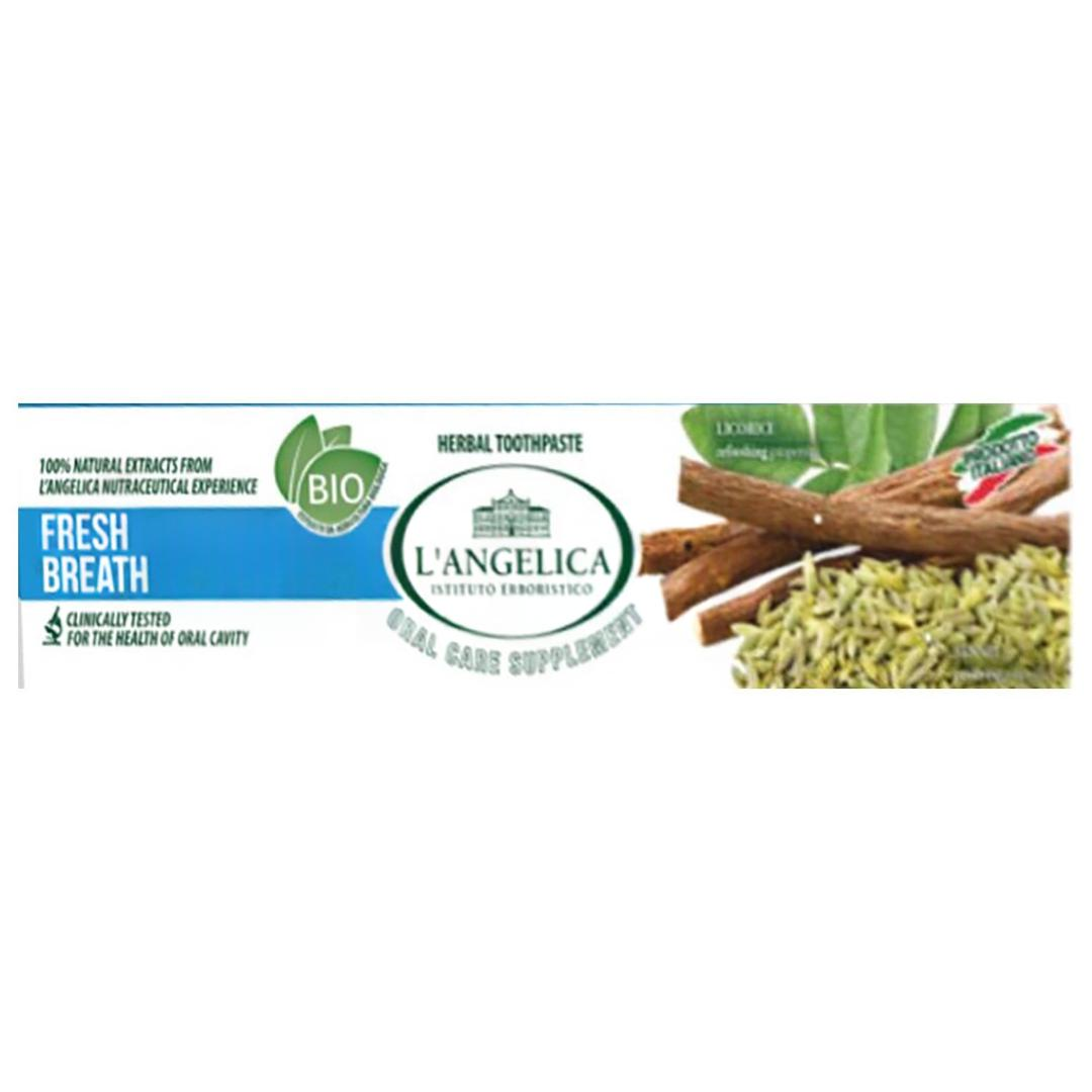 L'Angelica Organic Ferahlatıcı Diş Macunu 75 ml