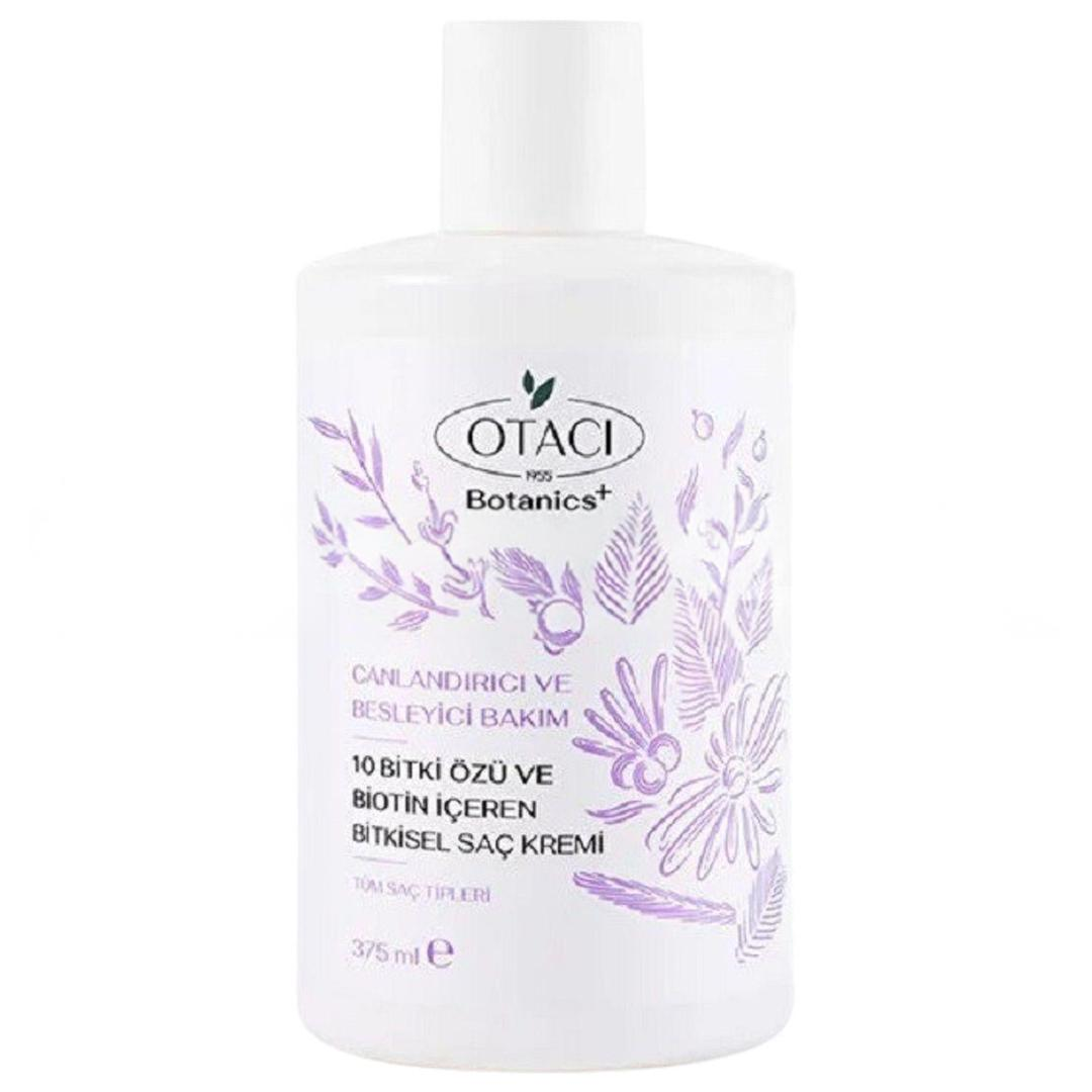 Otaci Botanics Canlandırıcı ve Besleyici Bakım 10 Bitki Özü ve Biotin İçeren Bitkisel Saç Kremi 375 ml