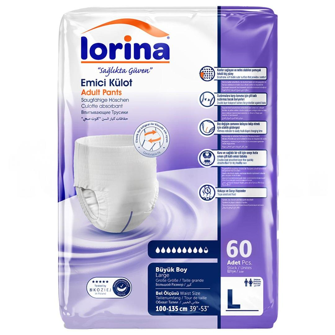 Lorina Emici Külot Large 60 Adet