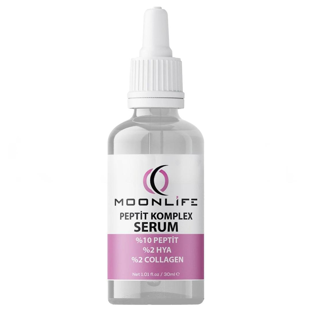 Moonlife %10 Peptit %2 Hya %2 Collagen Peptit Serum 30 ml