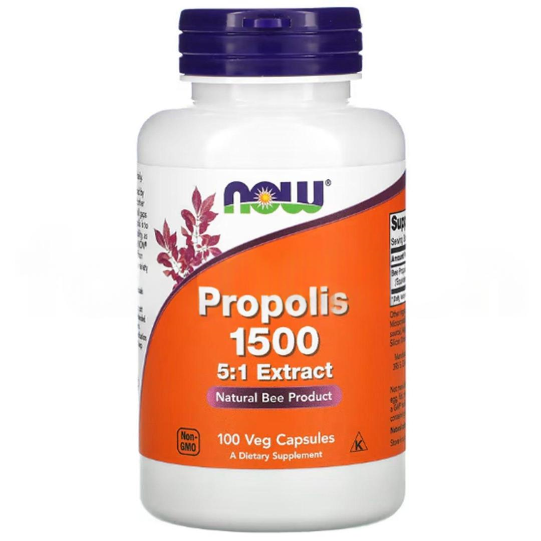 Now Foods Propolis 1500 100 Veg Capsules - İthal