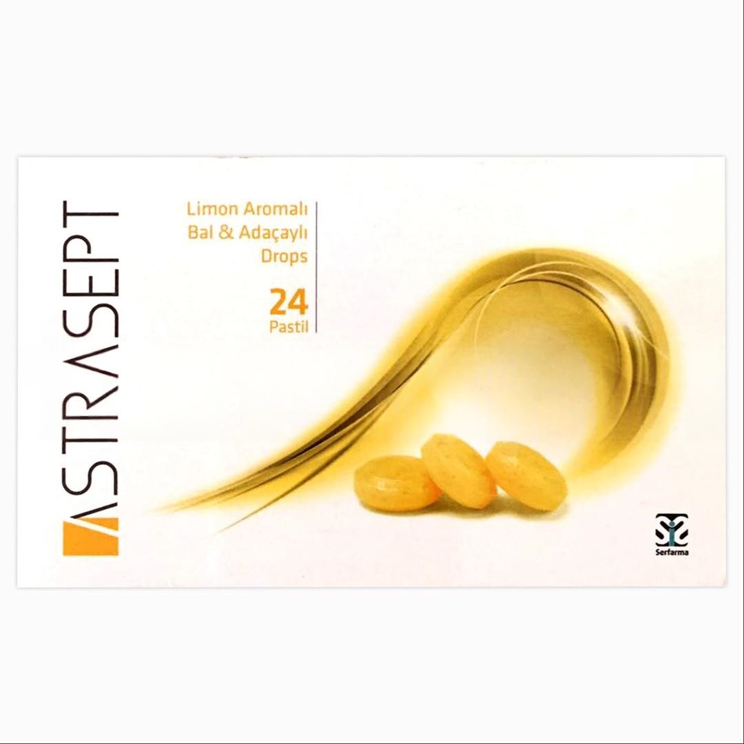 Astrasept Limon Bal Adaçaylı 24 Pastil