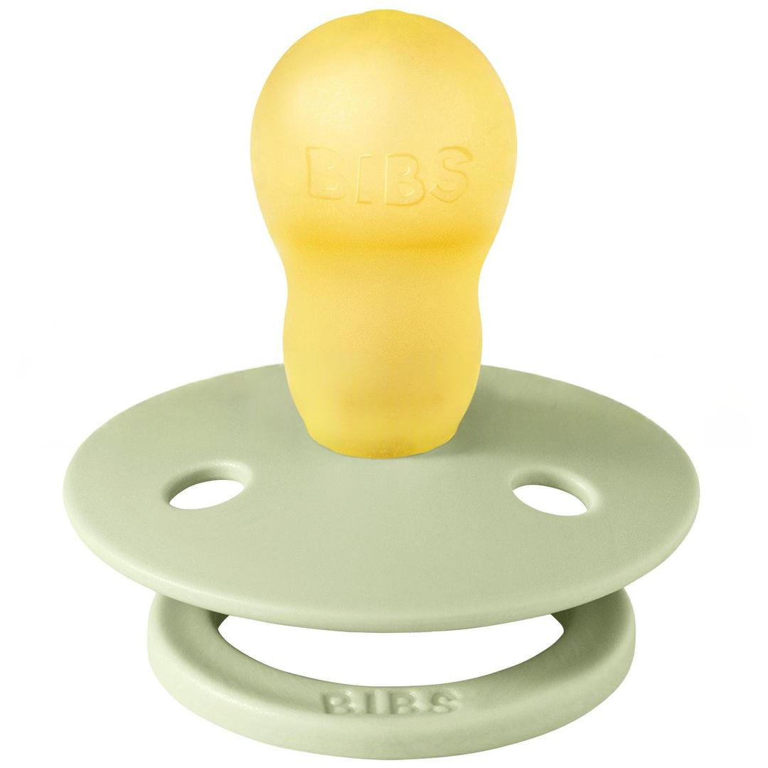 Bibs Colour Kauçuk 18+ Ay Emzik - Sage