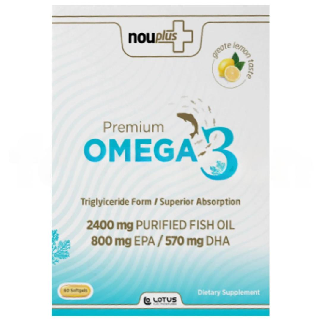 Nouplus Premium Omega 3 60 Softjel