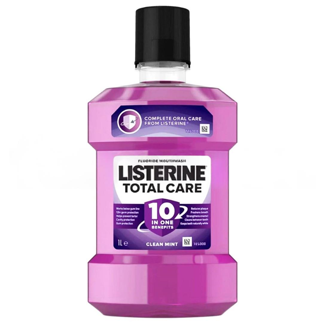 Listerine Total Care 10 in 1 Gargara Ağız Kokusu ve Diş Koruyucu Tabakası için 10 Fayda 1 lt