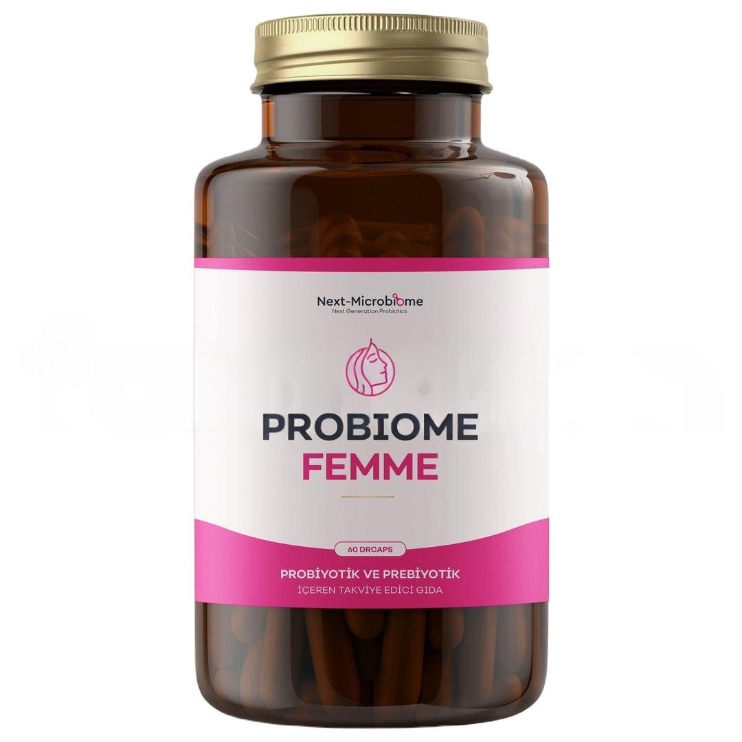 Next-Microbiome Probiome-Femme Probiyotik ve Prebiyotik 60 Kapsül