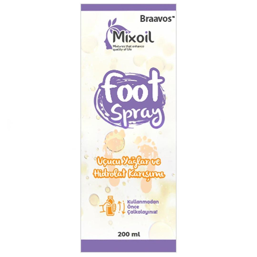 Mixoil Foot Sprey Ayak ve Vücut Mantarı Ayak Kokusu Önleyici 200 ml