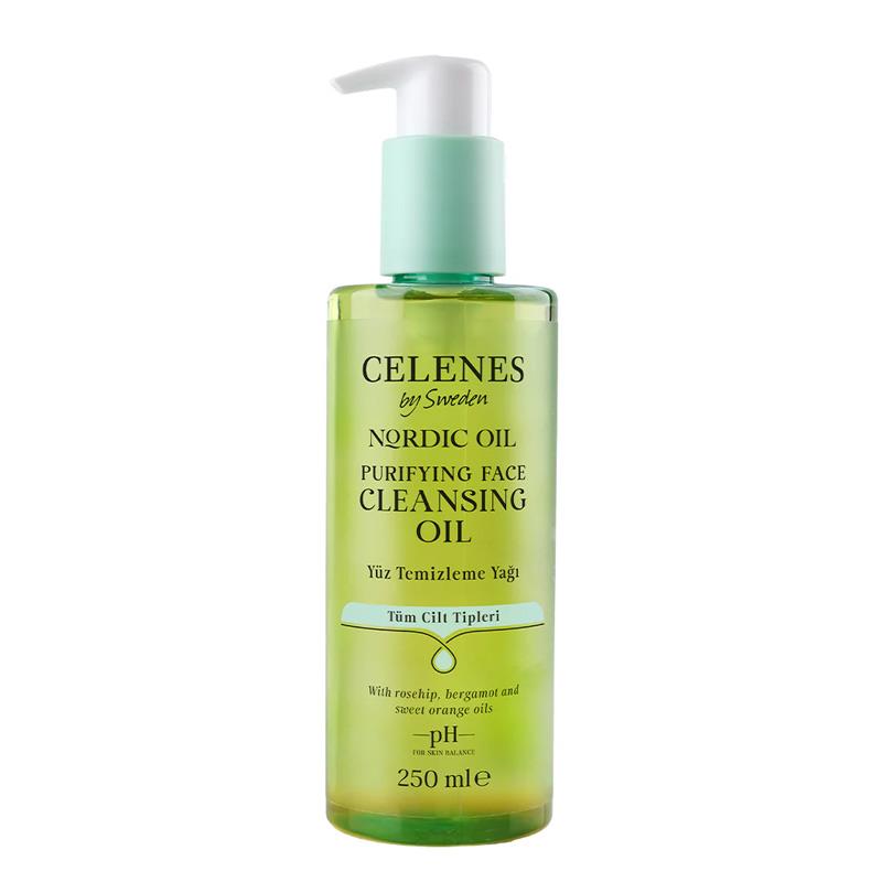 Celenes By Sweden Nordic Oil Tüm Ciltler İçin Arındırıcı Yüz Temizleme Yağı 250 ml