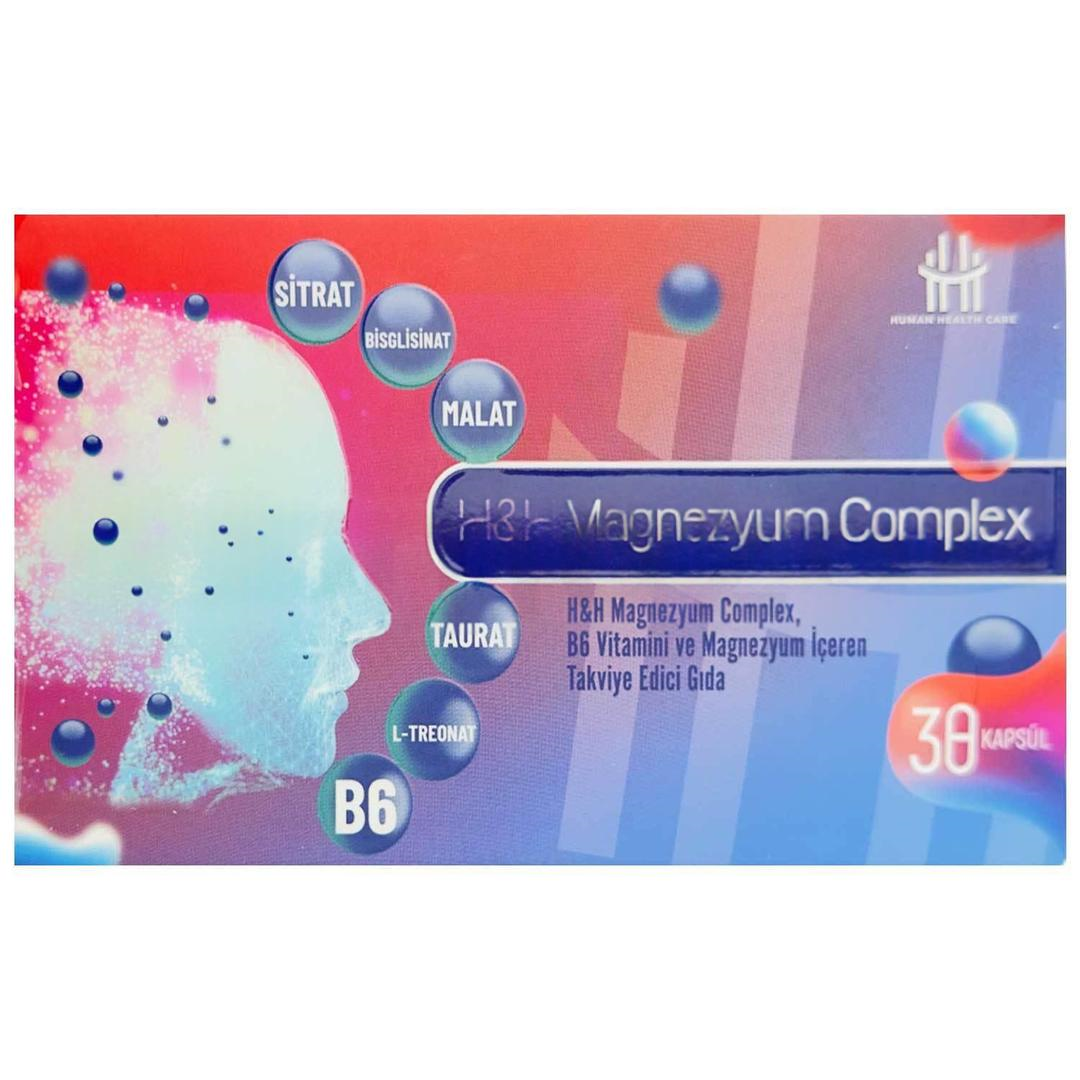 H&H Magnezyum Complex 30 Kapsül