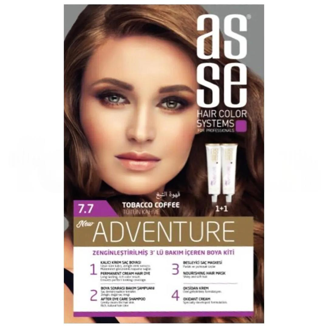 Asse Hair Color System Saç Boyası - Tütün Kahve No: 7.70