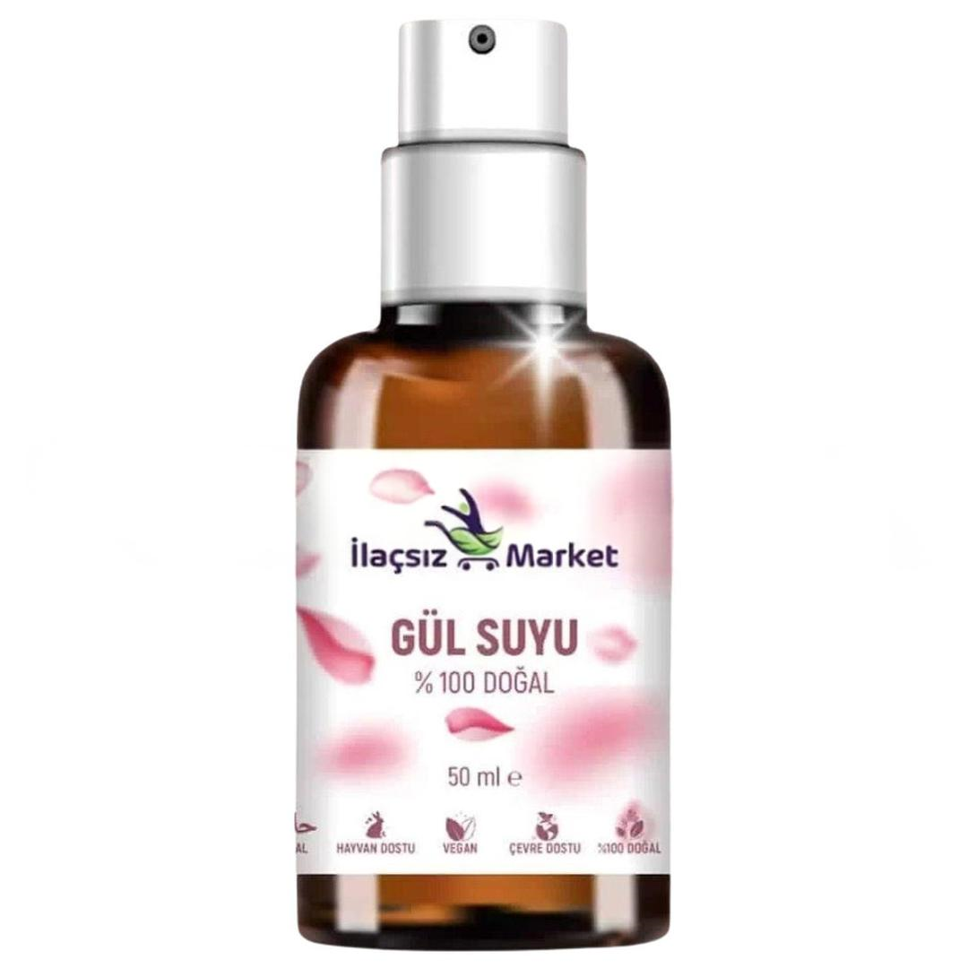 İlaçsız Market Doğal Hidrosol Gül Suyu 50 ml