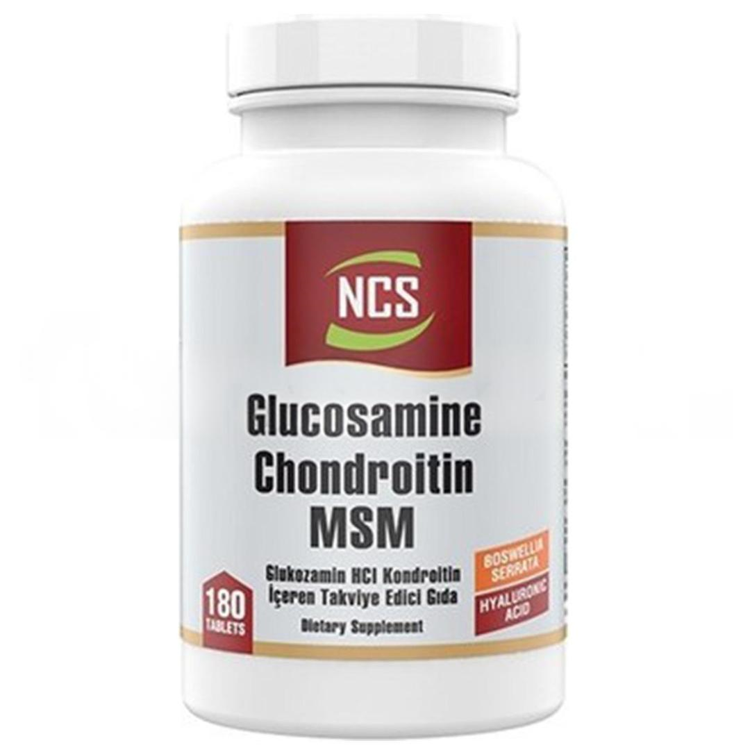 Ncs Glucosamine Chondroitin Msm Hyaluronic Acid Boswellia Serrata 180 Tablet