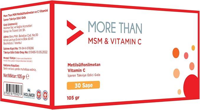 More Than MSM Vitamin C 30 Saşe