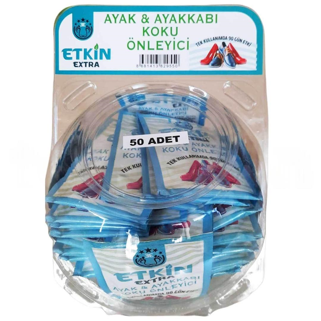 Etkin Shoes Powder Ayak Koku Önleyici Toz 50'li