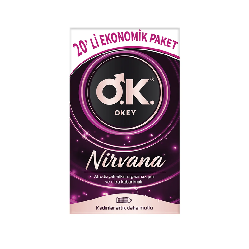 Okey Nirvana Prezervatif 20 Adet