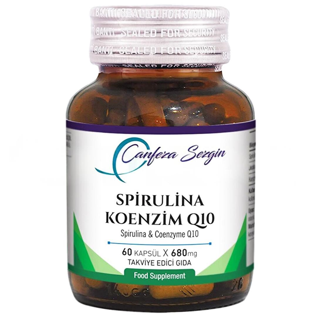 Canfeza Sezgin Spirulina Koenzim Q10 60 Kapsül