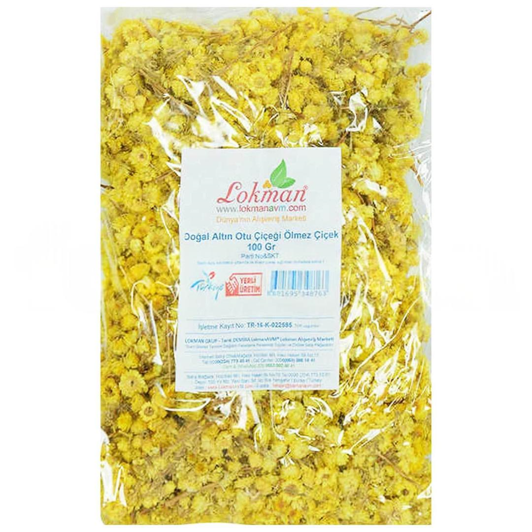 Lokmanavm Altın Otu Çiçeği Ölmez 100 gr