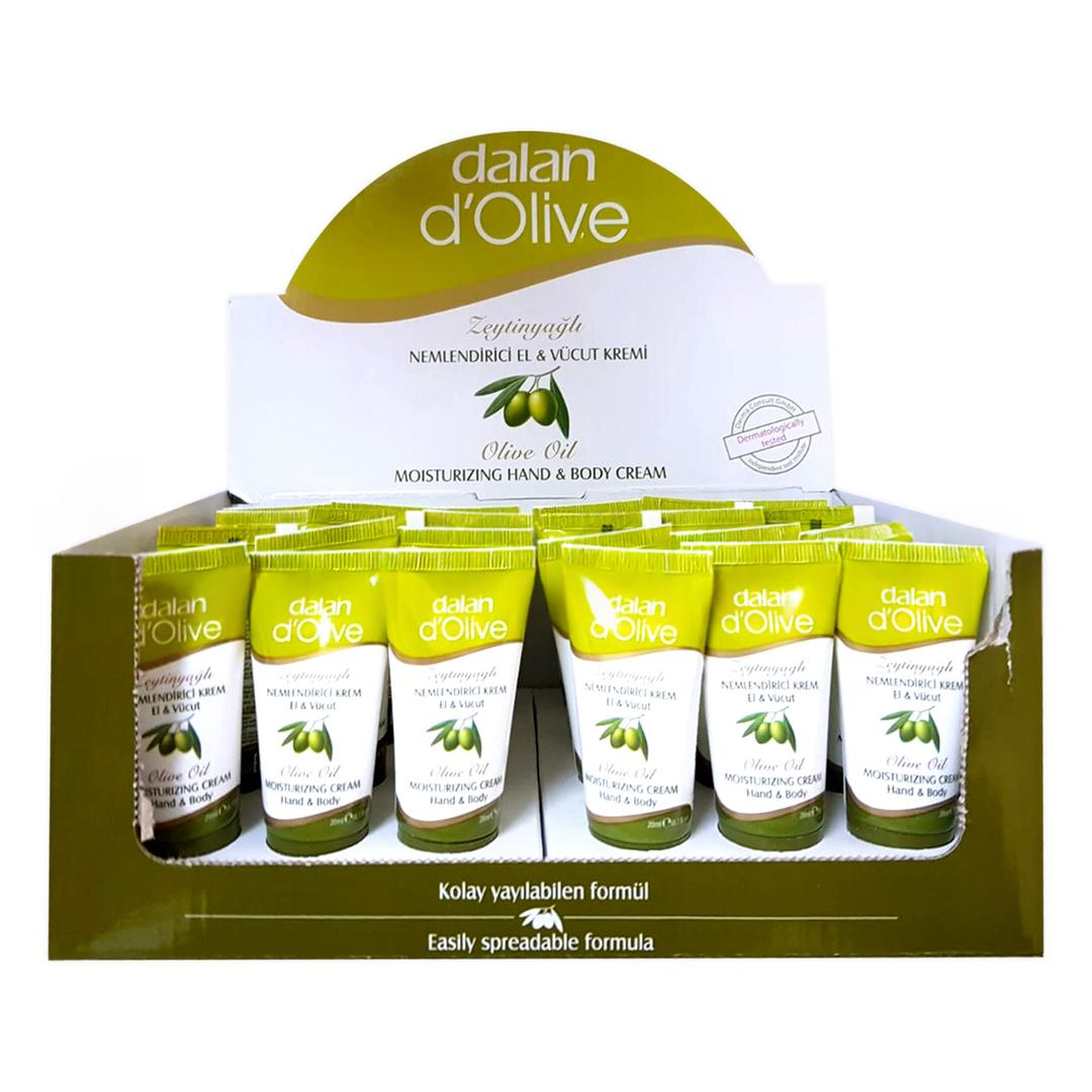 Dalan D'Olive Zeytinyağlı Nemlendirici Krem 20 ml - 24'lü Stant