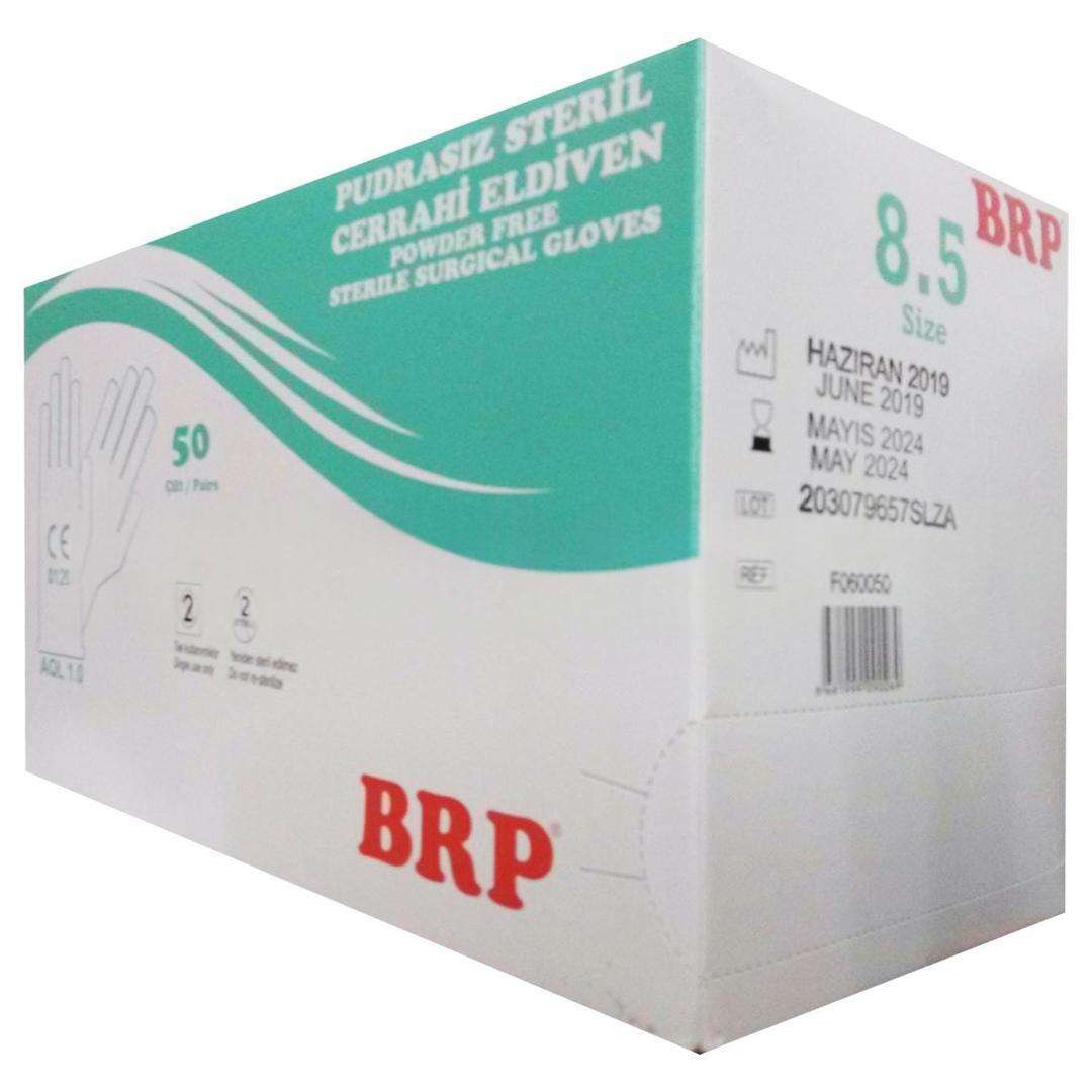 BRP Eldiven Steril Cerrahi Pudrasız No: 8,5 - Çift
