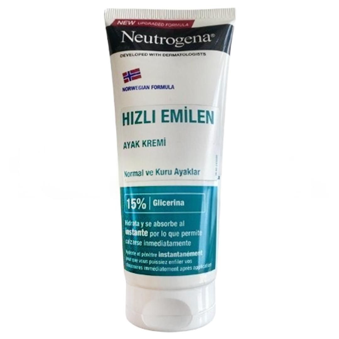 Neutrogena Hızlı Emilen Ayak Kremi Normal ve Kuru Ciltler 100 ml