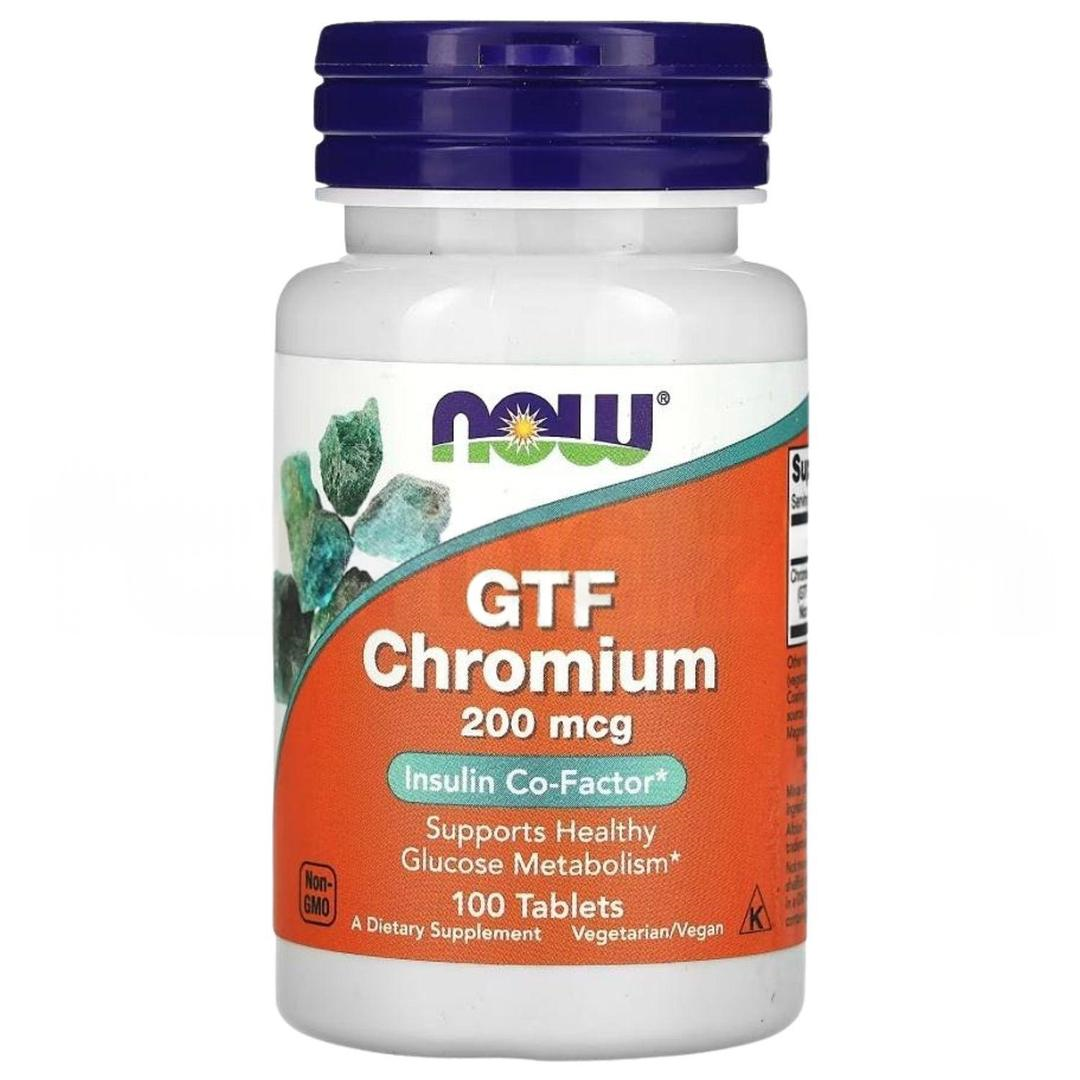 Now Foods Gtf Chromium 200 mcg 100 Tablet - İthal