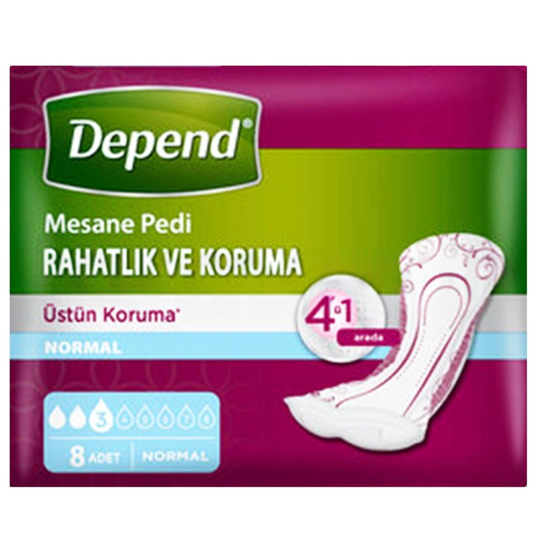 Depend Mesane Pedi Kadın Normal 8'li