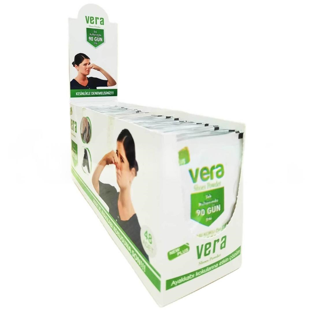 Vera Ayakkabı Koku Önleyici Toz 10 gr - 48'li Karton Stant