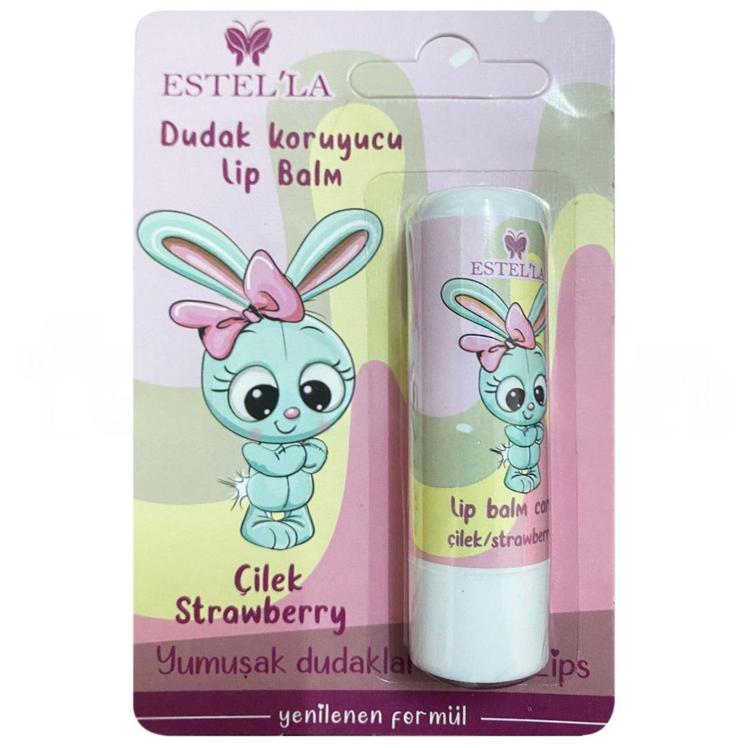Estel'la Çocuk Dudak Koruyucu Lip Balm Çilek 5 gr