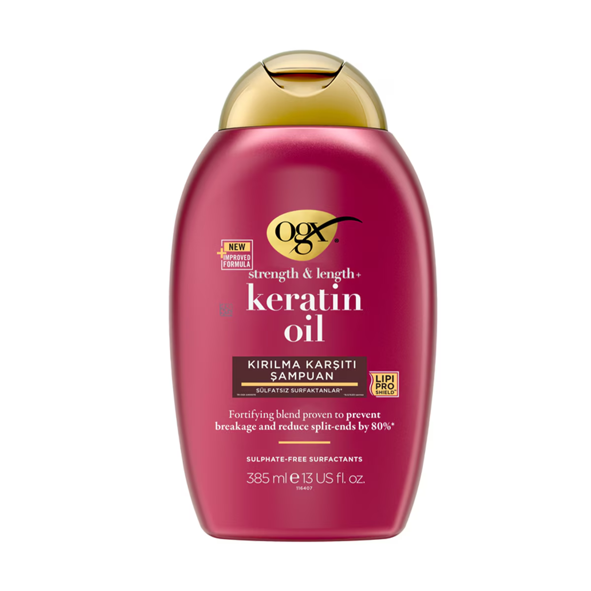 OGX Keratin Oil Kırılma Karşıtı 385 ml Şampuan + 385 ml Saç Kremi