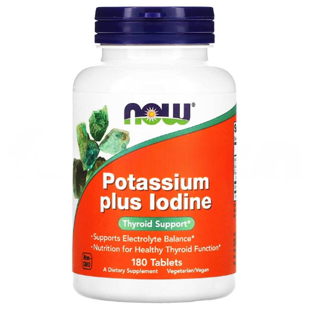 Now Foods Potassium Plus Iodine 180 Tablets - İthal
