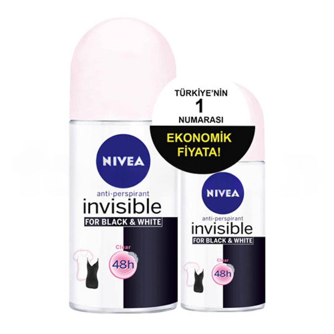 Nivea Roll-On Invisible Clear Women 50 ml + Mini Roll-On