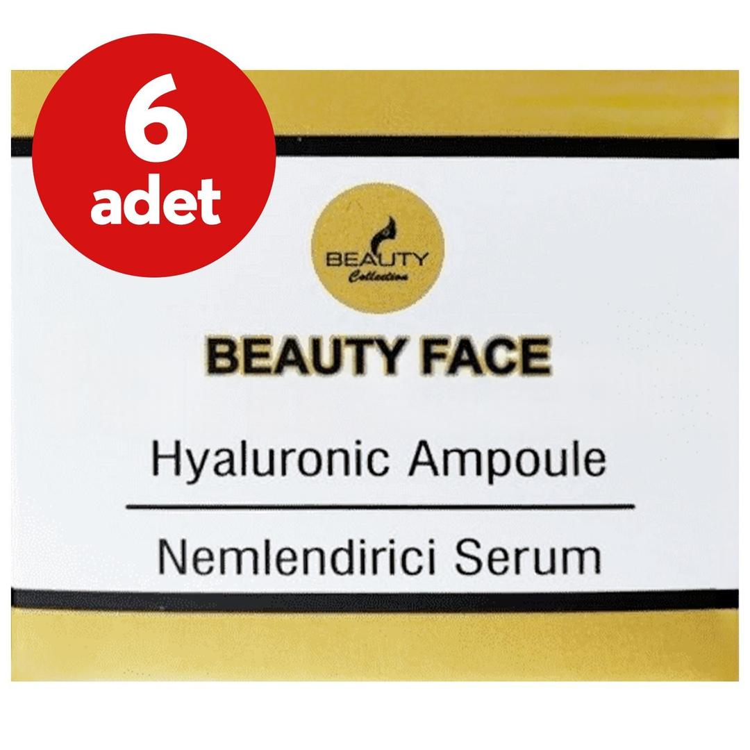 Beauty Face Hyaluronic Nemlendirici Serum Ampul 2 ml - 6 Adet