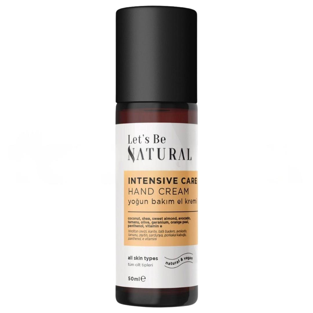 Let's Be Natural Yoğun Bakım El Kremi Yoğun Nemlendirici ve Besleyici Panthenol E Vitamini 50 ml