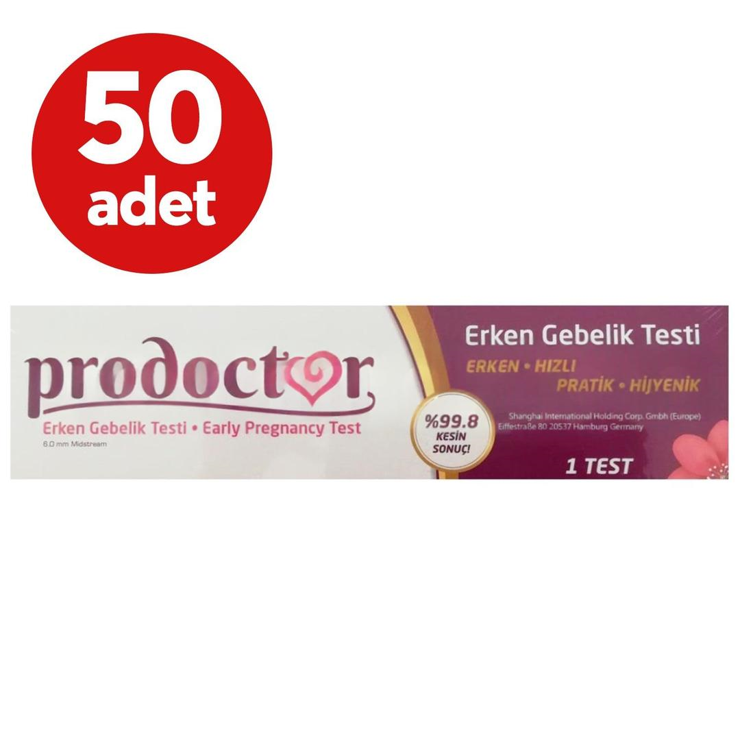 Prodoctor Pratik Erken Gebelik Testi - 50 Adet