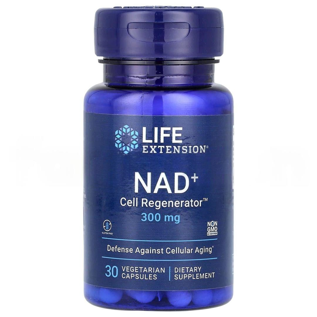 Life Extension NAD+ Cell Regenerator 300 mg 30 Vegetarian Capsules - İthal