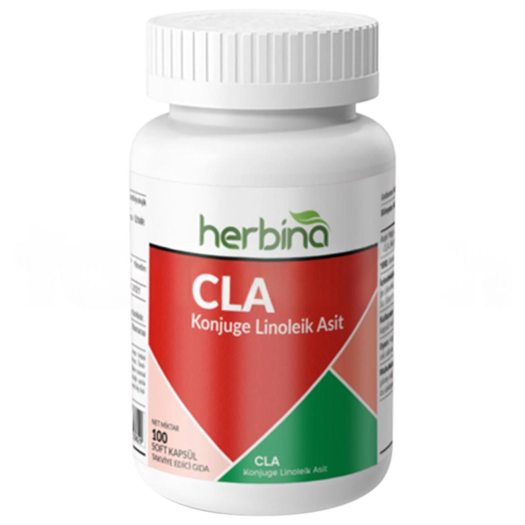 Herbina CLA Konjuge Linoleik Asit 1000 mg 100 Softjel