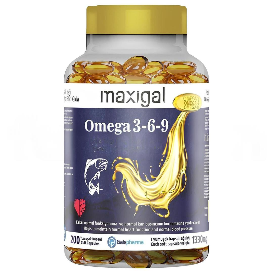 Maxigal Omega-3-6-9 200 Kapsül